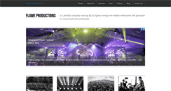 Desktop Screenshot of flameproduction.com